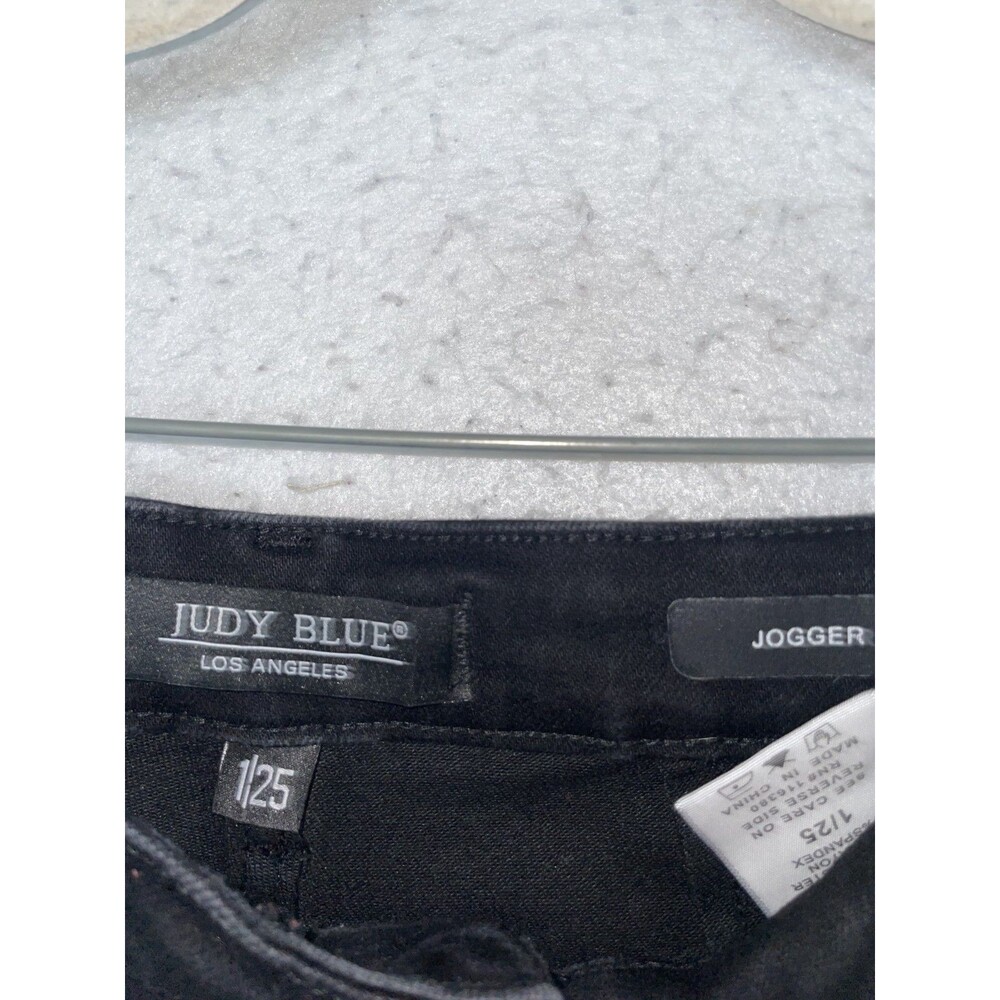 Judy Blue Jeans Women’s Everyday Jogger High Rise Straight Fit Black Denim 1/25 - Picture 7 of 9